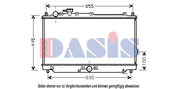 AKS DASIS Radiators, Motora dzesēšanas sistēma 510103N